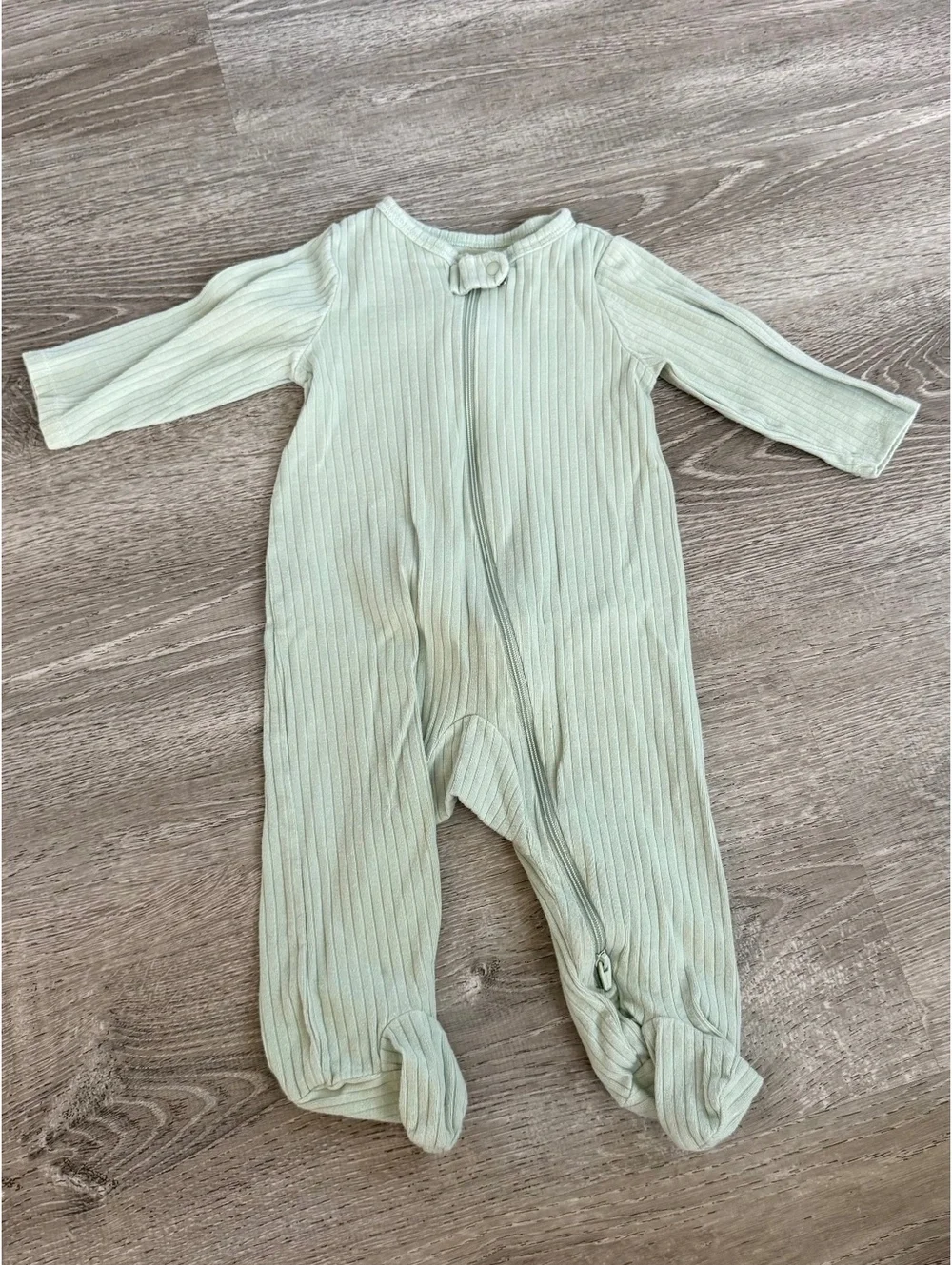 Carter's 6M Ribbed Footed One-Piece Pajamas